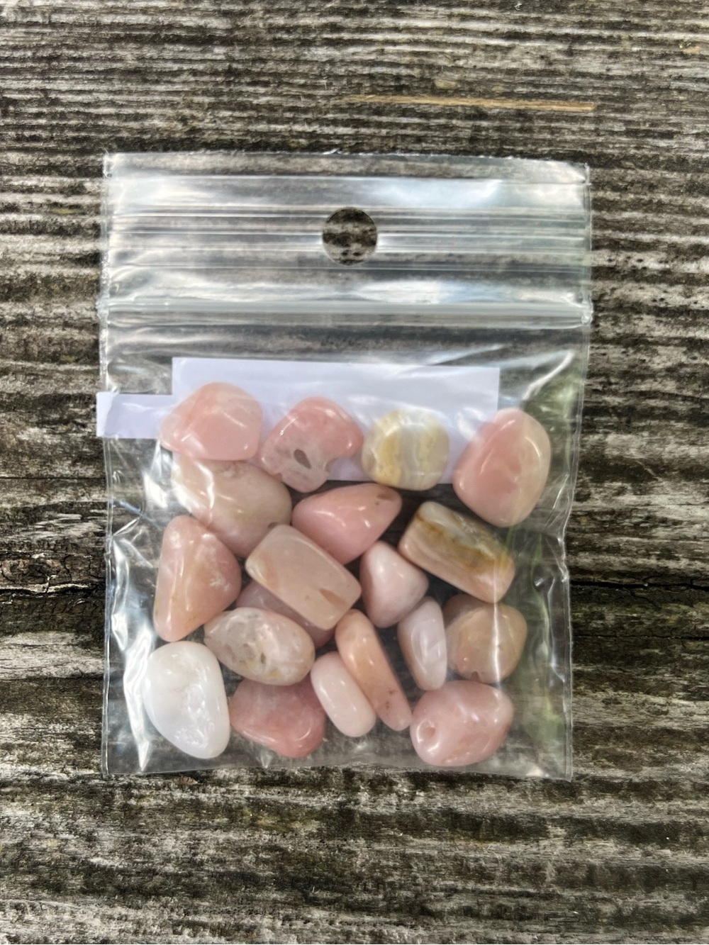Medium Pink Opal Nuggets - Bead Half Strand